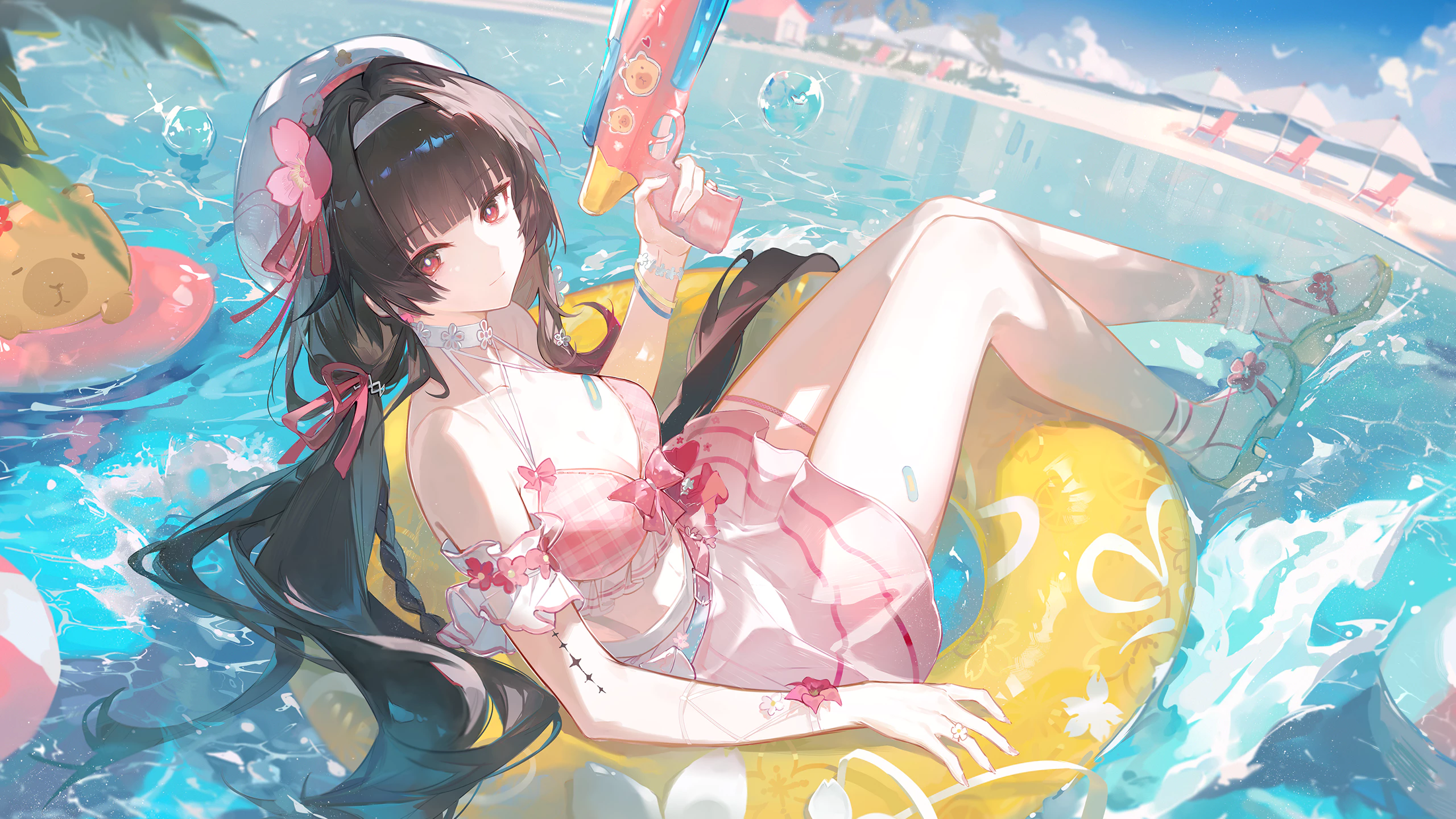 二次元泳装电脑壁纸 no_lazy