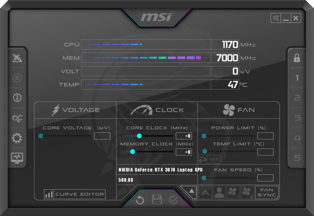 让 MSI Afterburner 不在特定程序上显示 OSD 信息 no_lazy