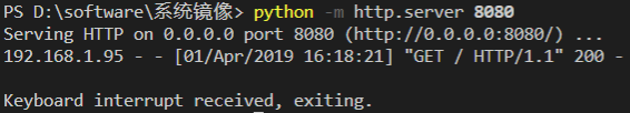 使用 Python 建立静态 web 服务器