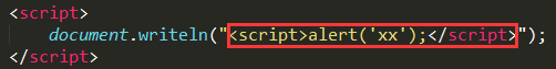 javascript js script标签 语法错误