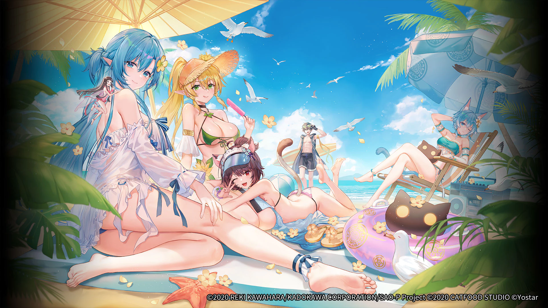 雀魂 x 刀剑神域 SAO 联动立绘下载 no_lazy
