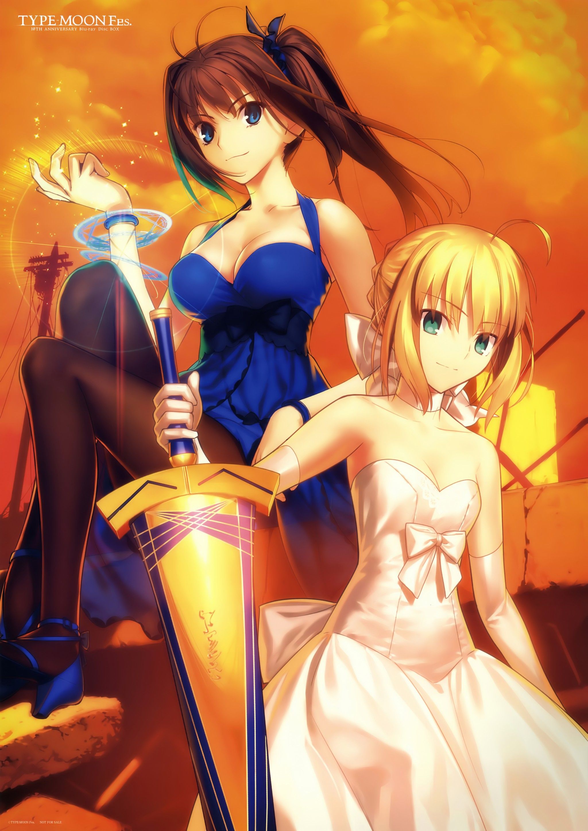saber美图 TYPE-MOON10周年海报