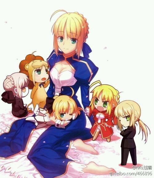 saber美图 saber同人图 saber壁纸 