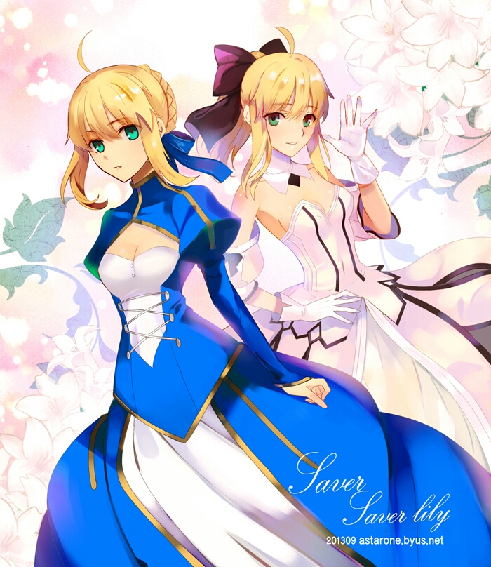 saber 美图 saber壁纸 saber同人图