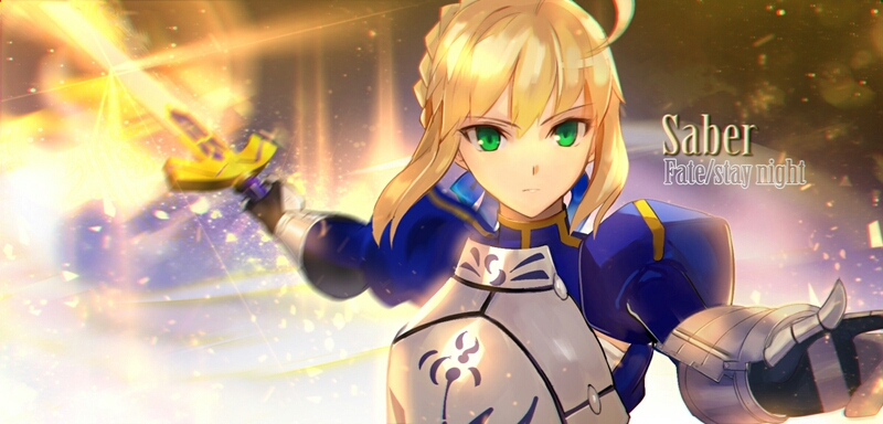 saber 美图 saber壁纸 saber同人图
