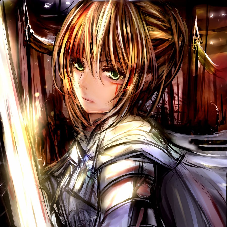 saber美图 saber同人图 saber壁纸 